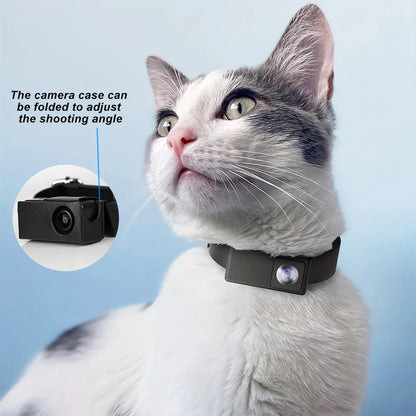 BORME HD 1080P Pet Collar Camera – Wireless Dog & Cat Camera with Video Recording, No WiFi Needed, Perfect Pet Monitoring Gift