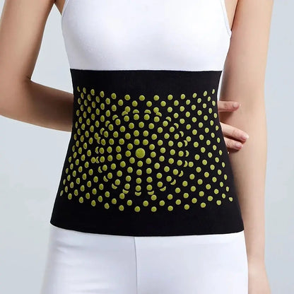 Hot Mugwort Self-Heating Waist Belt - Soft Lower Back Support for Everyday Comfort