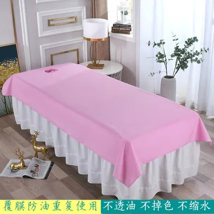 Waterproof Oilproof Beauty Salon Bed Sheets – Skin-Friendly Spa Massage Table Covers for Salon & Barbershop