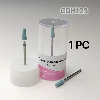 Diamond Polishing Stone Grinder - 2.35mm Shank Coarse Grit Polishing Head for Precision Finishing