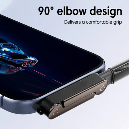 240W OTG Type-C Adapter – USB-C Male to Female Fast Charging & Data Transfer Converter with Foldable Holder Keychain Design