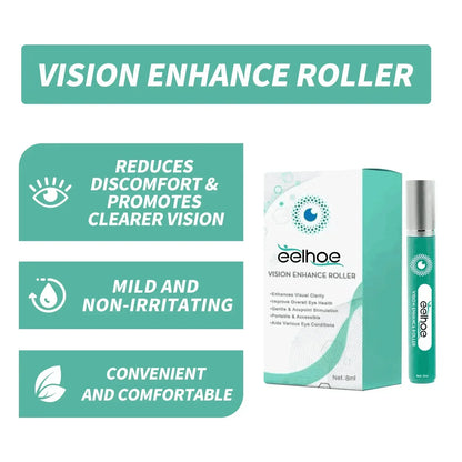 Vision Enhance Roller – Clearer Eyesight, Mild Relaxation Massage for Eye Fatigue, Dryness & Discomfort Relief