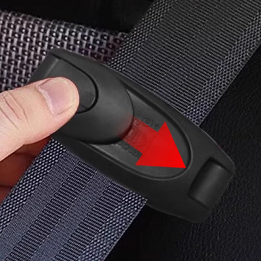 Car Seat Belt Buckle Clips - Shoulder & Neck Pressure Relief Seatbelt Adjuster (1-4 Pack)