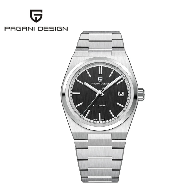 Pagani Design 2024 Men’s Automatic Mechanical Watch – Luxury Sapphire AR Coating, Stainless Steel, 10BAR Waterproof