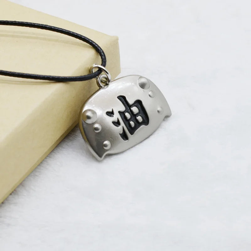 Anime Konoha Necklace & Keychain – Akatsuki Sharingan Jiraiya Pendant for Sasuke, Kakashi Cosplay Jewelry Gift