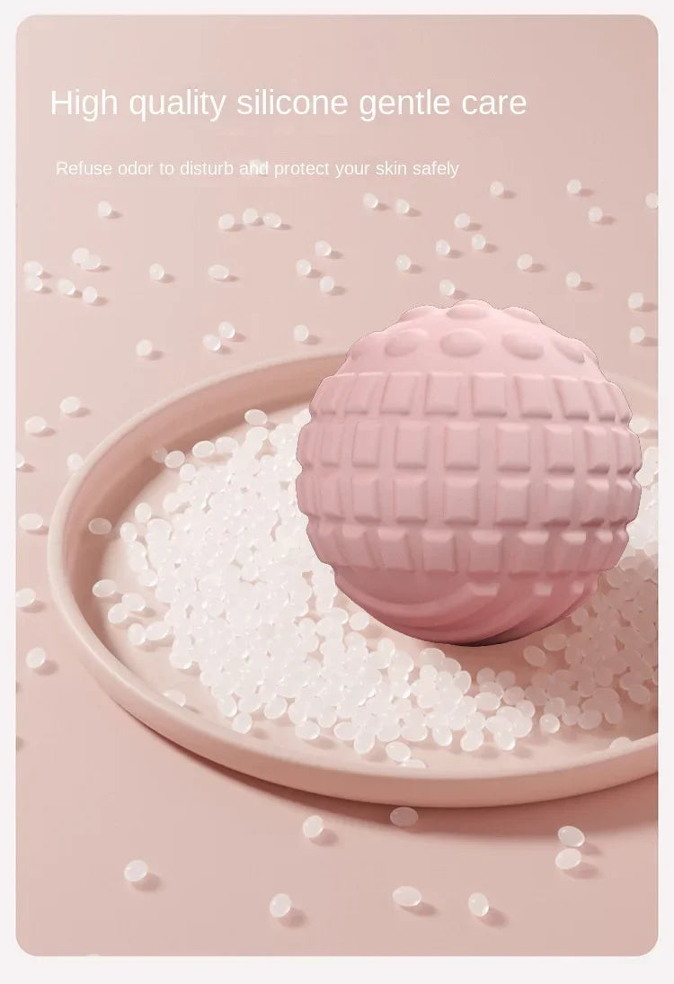 Yoga Foot Massage Ball — Handheld Acupressure Tool for Muscle Relaxation, Shoulder, Neck & Pain Relief