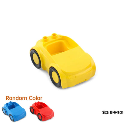 New Large Building Blocks Toys – Cartoon Princess Carriage, Car & Airplane Vehicle Models, Big Bricks Gift for Kids