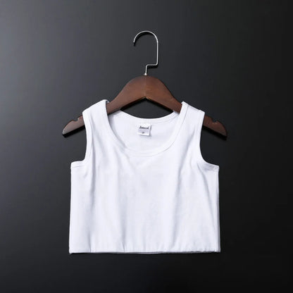 Women’s Breathable Chest Binder Vest - Elastic Compression Tank Top with Secure Clip Closure