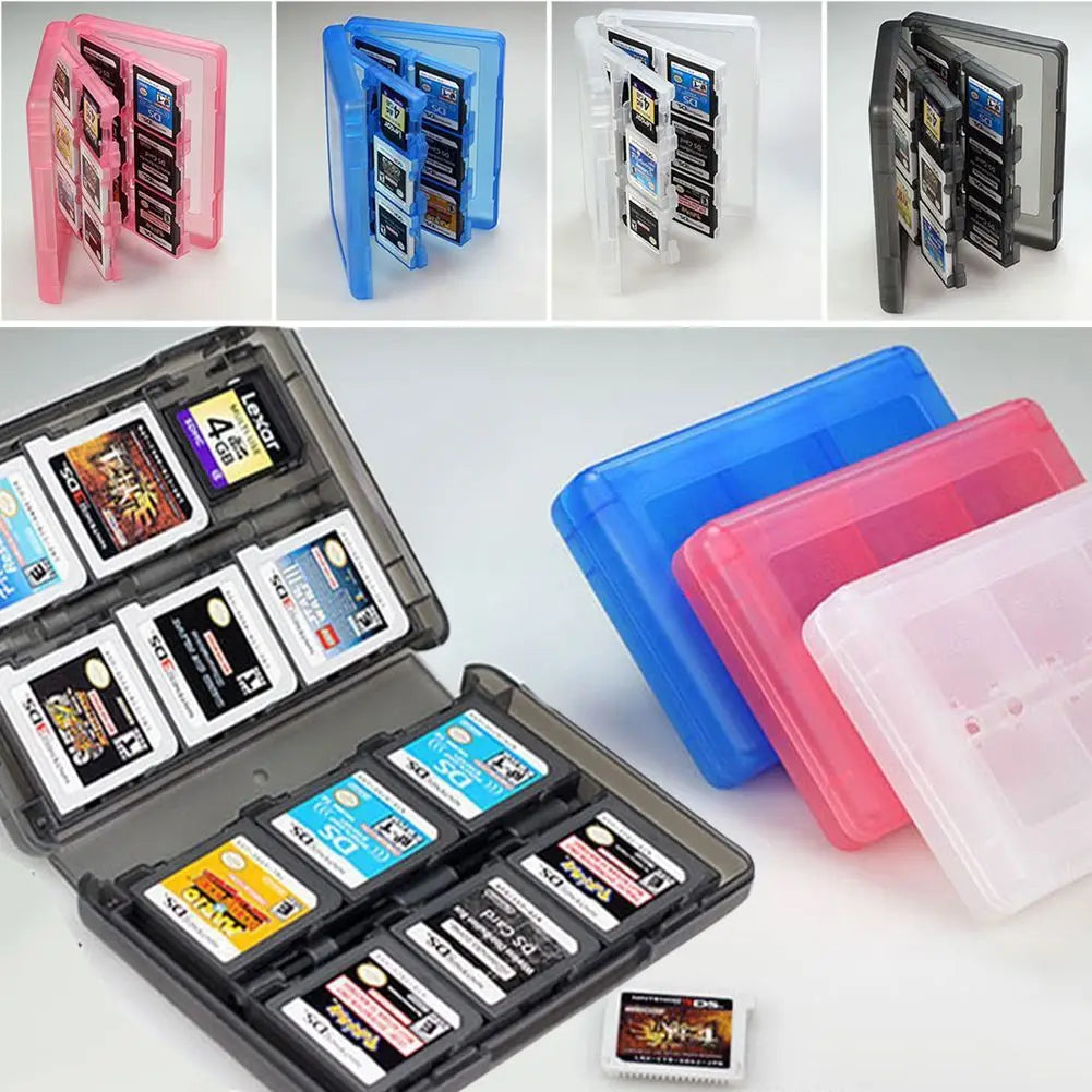 28-in-1 Game Card Case – Cartridge Storage Box for Nintendo 3DS, DSi, DS Lite & DS Consoles