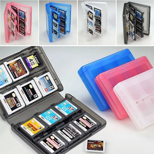 28-in-1 Game Card Case – Cartridge Storage Box for Nintendo 3DS, DSi, DS Lite & DS Consoles
