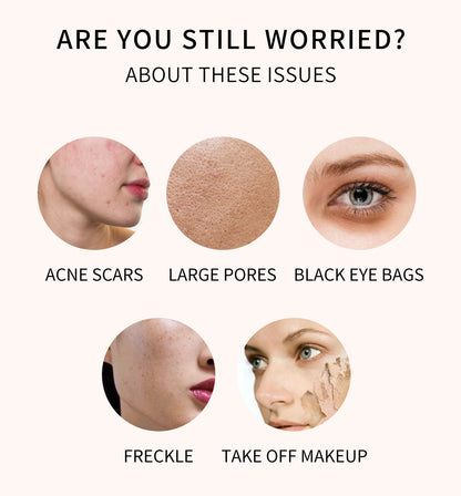 High Coverage Concealer – Anti-Dark Circle, Freckle & Long-Lasting Waterproof BB Cream Foundation for Face Makeup