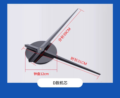 2023 Modern Large 3D DIY Wall Clock – Acrylic Mirror Quartz Clock for Living Room Home Decor