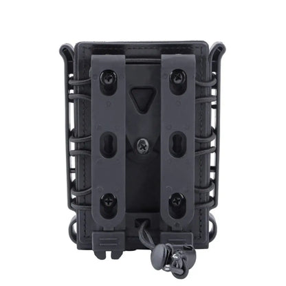 Tactical Fast Mag Pouch – Flexible TPR Magazine Holder for AR15 M4 5.56/7.62, Molle Carrier Holster for Hunting Accessories
