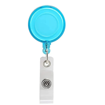 10pcs Retractable Badge Reels – Lanyard ID Holders for Office, School & Events