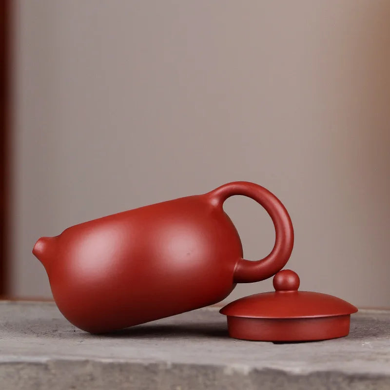 Yixing Handmade Purple Clay Teapot – Xishi Pot with Tea Filter, Customized Teaware Set, Puer Drinkware Gift