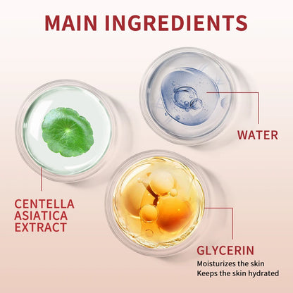 CC Red Correction Cream Primer – Moisturizing Waterproof Base with Centella Asiatica for Concealer & Foundation Prep