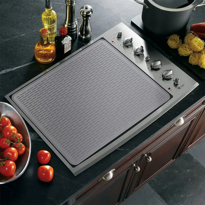 Large Silicone Stove Mat | Multifunctional Induction Stove Top Cover & Kitchen Drain Protector