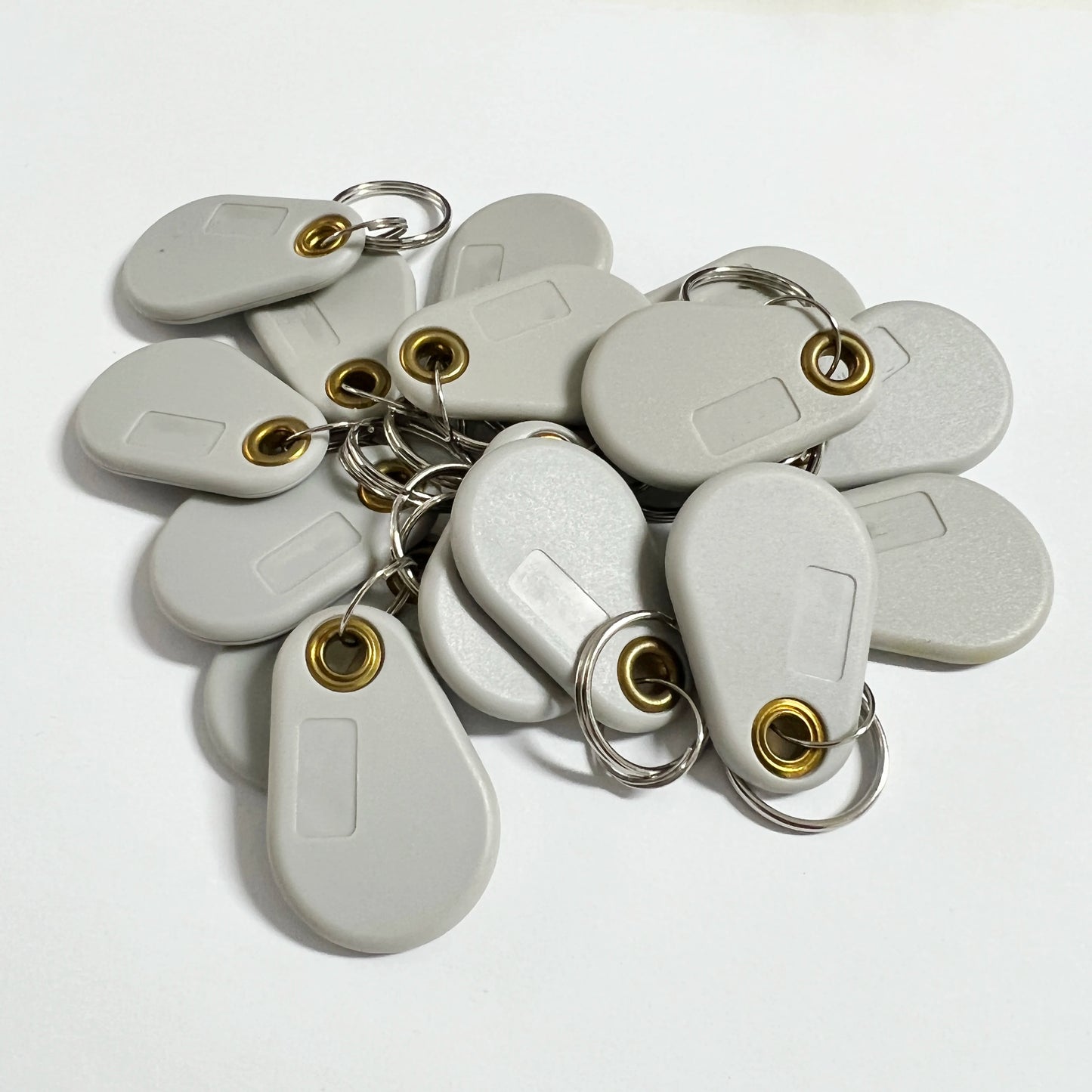 5/10PCS EM4305 T5577 RFID 125KHz Keyfobs – Rewritable Writable Duplicate Proximity ID Token Key Ring Cards