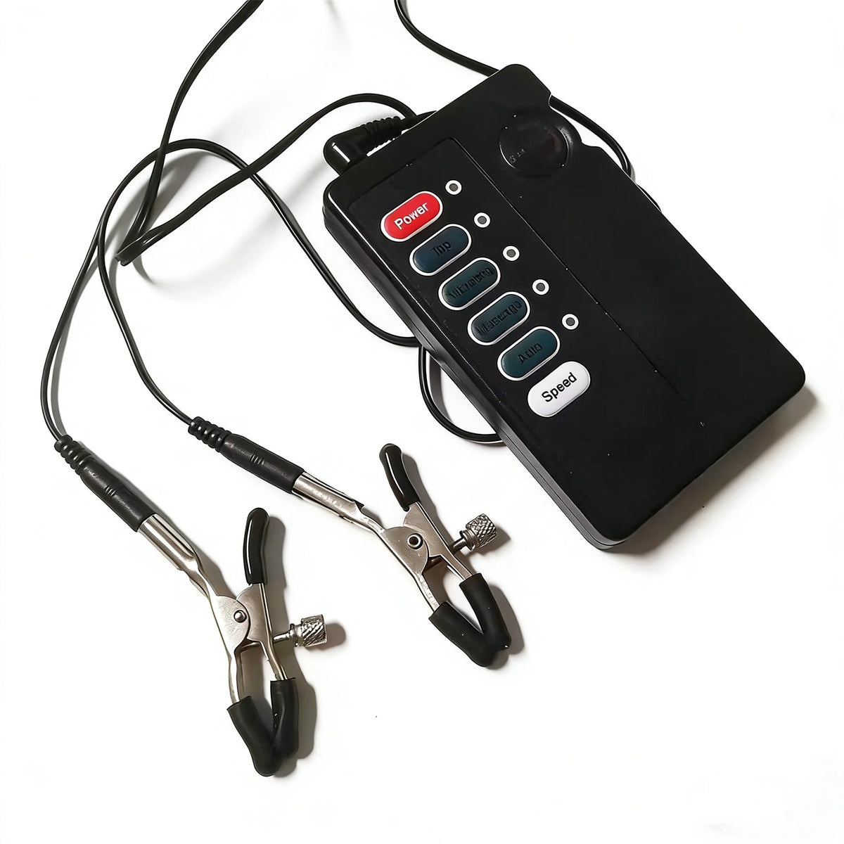 Electric Nipple Clamps and Stimulation Clips - Adult Sensory Play Accessories for Couples and Intimate Use