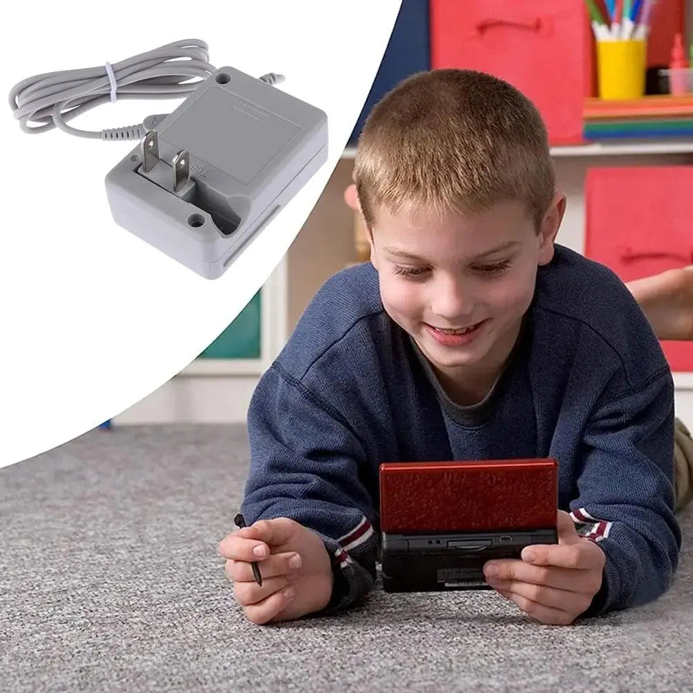 Nintendo 3DS & 2DS AC Charger Adapter - US/EU Plug Power Supply for 3DS XL, New 3DS XL, 2DS XL, DSi & NDSi