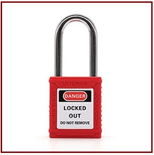 Industrial Safety Padlock – 38mm Nylon Shackle LOTO Lockout for Personal Power & Engineering Use
