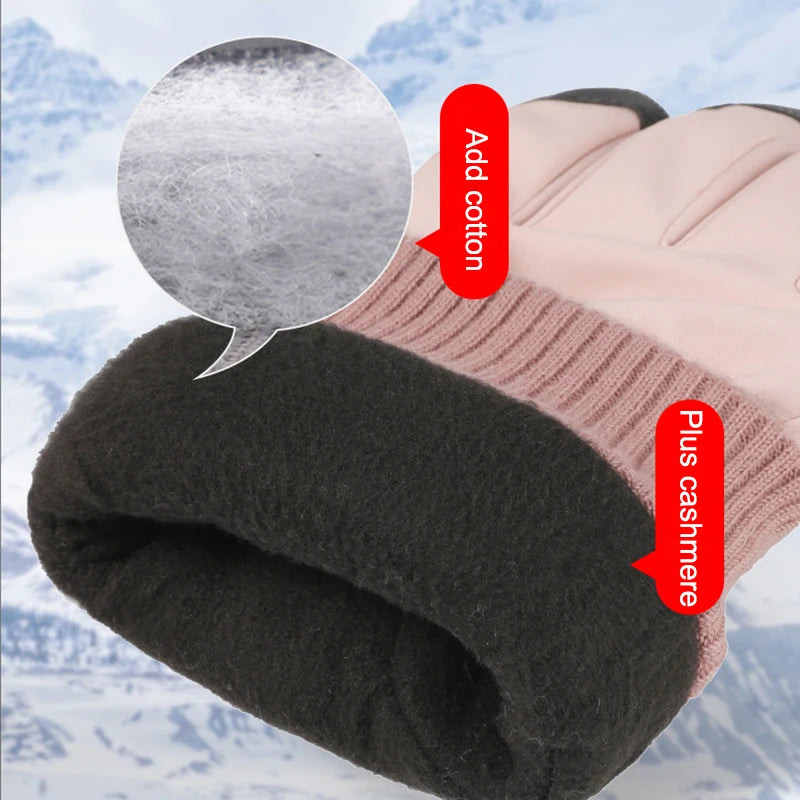 Waterproof Winter Gloves – Warm Snow, Ski and Snowboard Gloves for Men and Women, Motorcycle Riding and Touch Screen