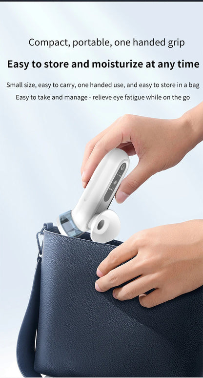 Portable Hot & Cold Eye Mist Sprayer – Nano Hydrating Steam Compress for Eye Care & Fatigue Relief