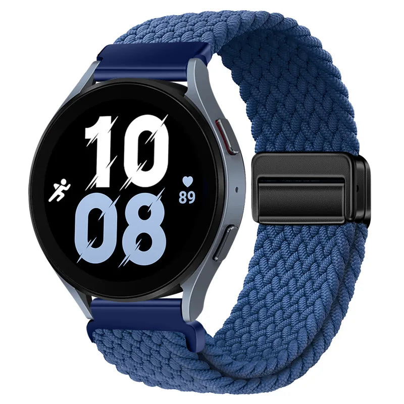 22mm Braided Nylon Watch Band – Loop Sport Strap for OnePlus Watch 3/2, OPPO Watch X/X2/4 Pro & 46mm Smartwatch Bracelet
