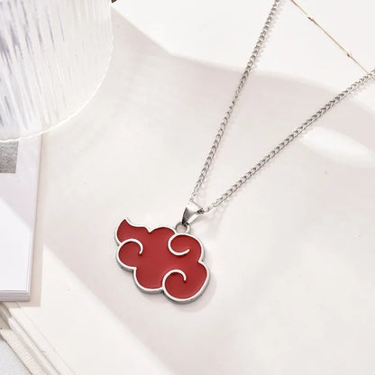 Anime Naruto Necklace Metal Alloy Pendant – Kakashi Kunai & Uzumaki Shuriken Cosplay Accessories & Collectible Toy