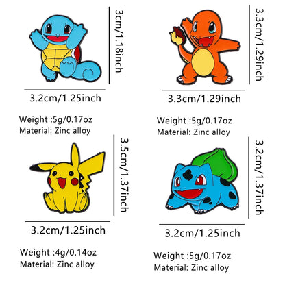 Cute Duck Enamel Pin Set - Cartoon Animal Lapel Brooches for Coats, Bags & Gifts