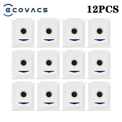 Ecovacs Deebot T30 Pro Omni / YEEDI M12 Pro+ Parts – Roller Brush, Side Brush, HEPA Filter, Dust Bag, Mop Cloth & Bracket