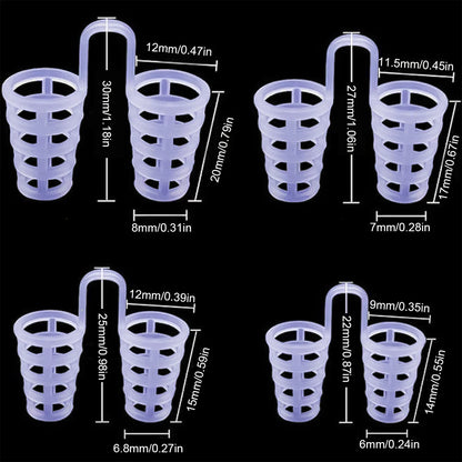 Anti-Snore Nose Clip – 1/2/4/8pcs Sleep Aid Apnea Breathe Device to Stop Snoring