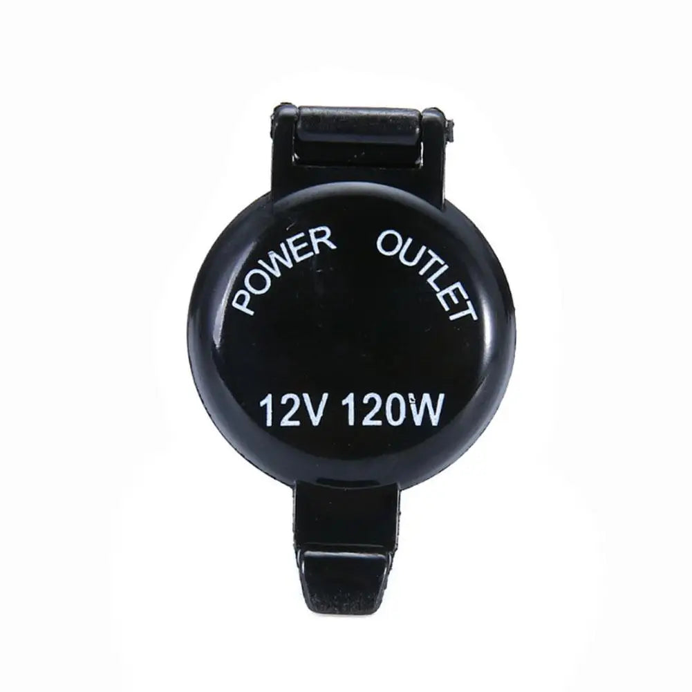 12V Car Cigarette Lighter Charger – Plastic Cover Power Outlet Receptacle Adapter for Car, Marine, ATV & RV