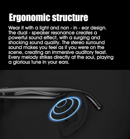 OPPO AI Smart Glasses — Ultra-Clear Camera, Touch Control, Bluetooth Calling, Video & Music Player Sport Sunglasses