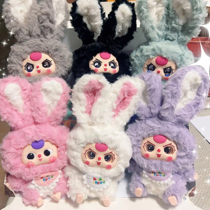 1:1 Replica Baby Three Lily Rabbit Vinyl Plush Blind Box – Cute Kawaii Doll, Bag Pendant & Christmas Gift Ornament