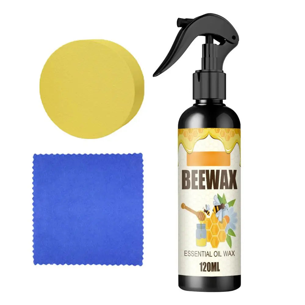 120ml Beeswax Furniture Polish Spray – All-Purpose Wood Cleaner & Protector for Cabinets