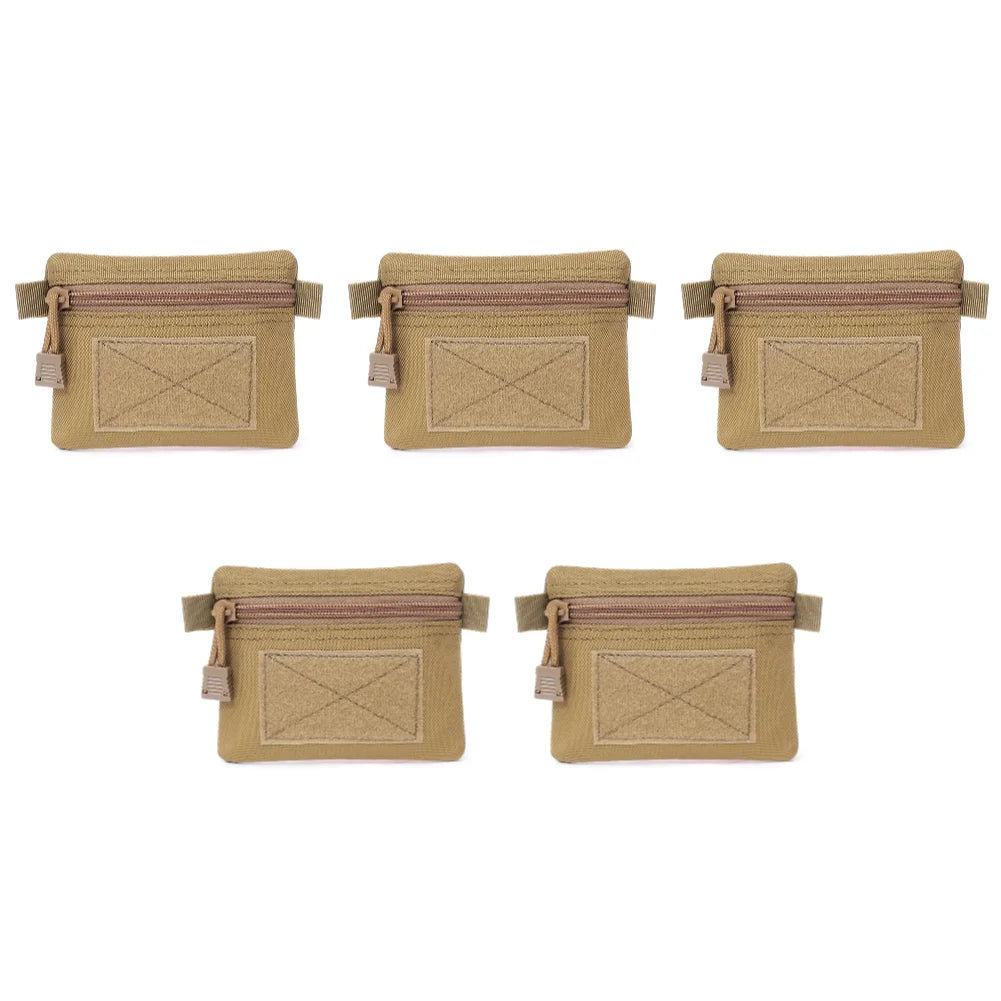 Outdoor Waterproof EDC Molle Wallet — Portable Travel Zipper Waist Pouch for Camping, Hiking & Hunting