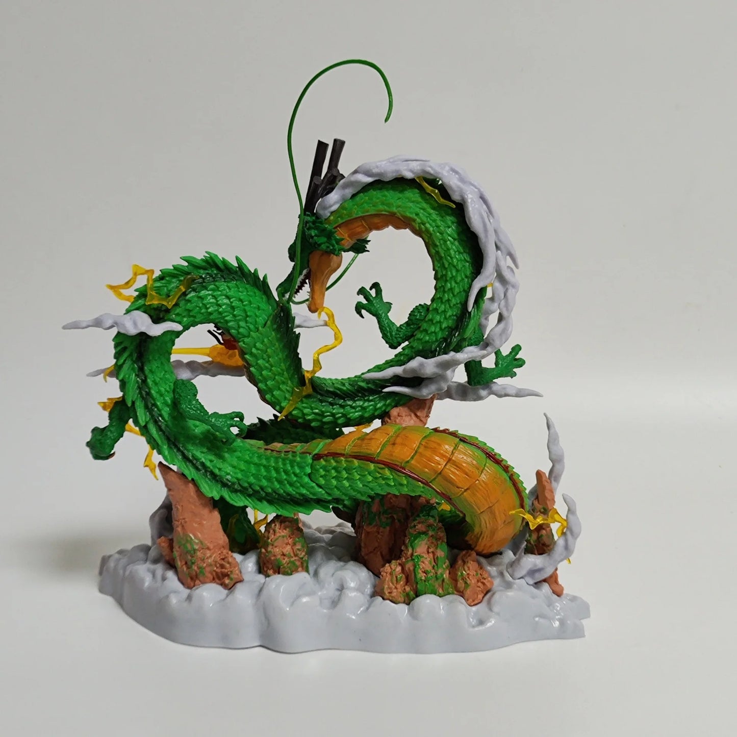 24cm Dragon Ball Anime Figure — Goku & Shenron PVC Statue for Collection & Room Decor