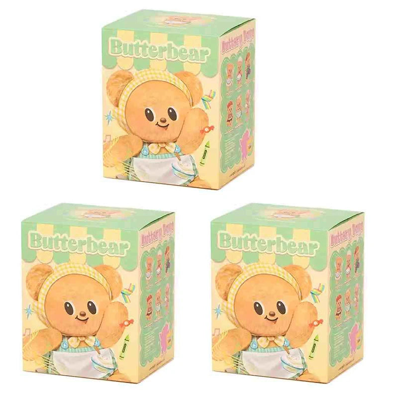 Butterbear Blind Box Action Figures | Kawaii Doll Toys & Pendants for Kids, Desktop Decoration Gifts