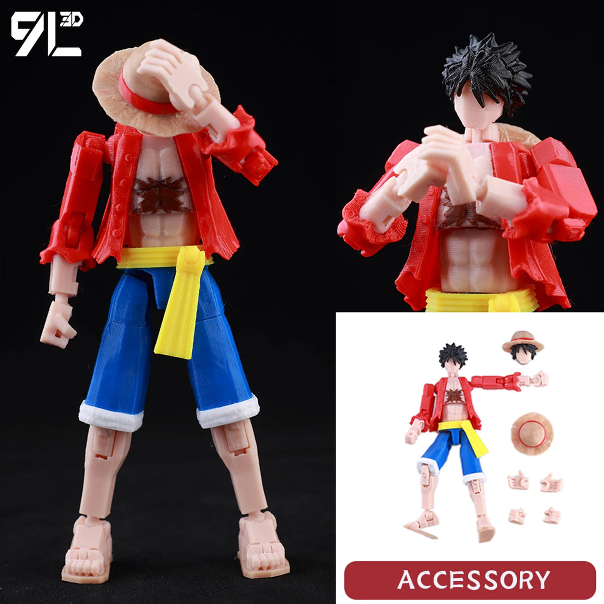 Venom Spider-Man Lucky13 Dummy13 Action Figure - 3D Printed T13 Multi-Jointed Anime Collectible Toy
