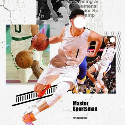 One Leg Basketball Tights - Breathable Quick Dry Sports Leggings for Training & Performance