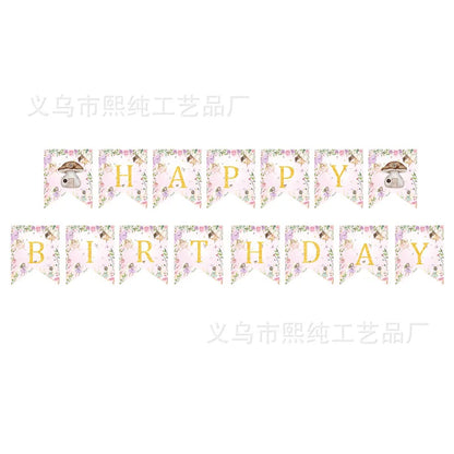 Pink Butterfly Fairy Party Tableware Set – Disposable Plates, Cups & Napkins for Birthday, Wedding & Baby Shower Decor