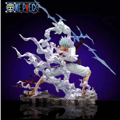 25cm One Piece Raiden Five Gear Nica Lightning Luffy Action Figure – Collectible Statue Toy for Decoration & Gifts