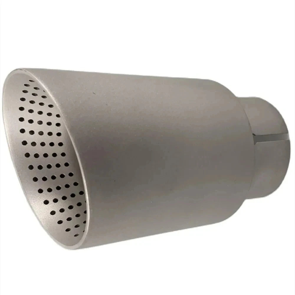 Genuine Matte 304 Stainless Steel Car Muffler Tip — Universal Exhaust Pipe Accessory