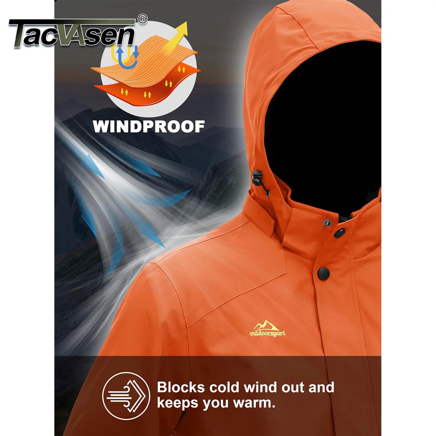 Men’s Lightweight Rain Jacket - Mesh Lined Waterproof Windbreaker for Spring, Autumn, Hiking and Fishing