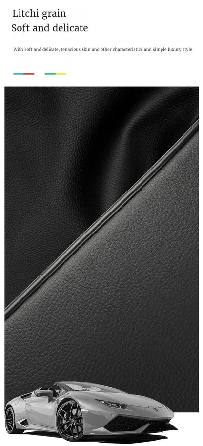 PU Leather Car Armrest Pad – Universal Heightened Center Console Cushion, Comfortable Armrest Cover (31cm x 20cm x 4.5cm)
