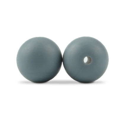 LOFCA Silicone Round Beads 20pcs - 9/12/15mm DIY Jewelry Making Beads for Bracelets, Keychains & Necklaces