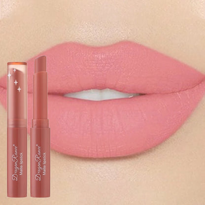 Nude Matte Waterproof Lipstick – Long-Lasting Velvet Red Lipsticks for Women, Non-Fading Lip Makeup