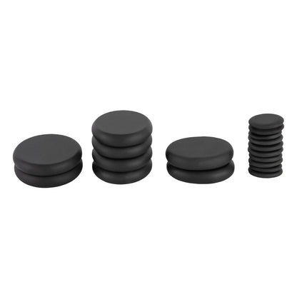Hot Stones Massage Set with Heater Box – 16 Essential Stones for Salon & Home Spa Relaxation and Healing