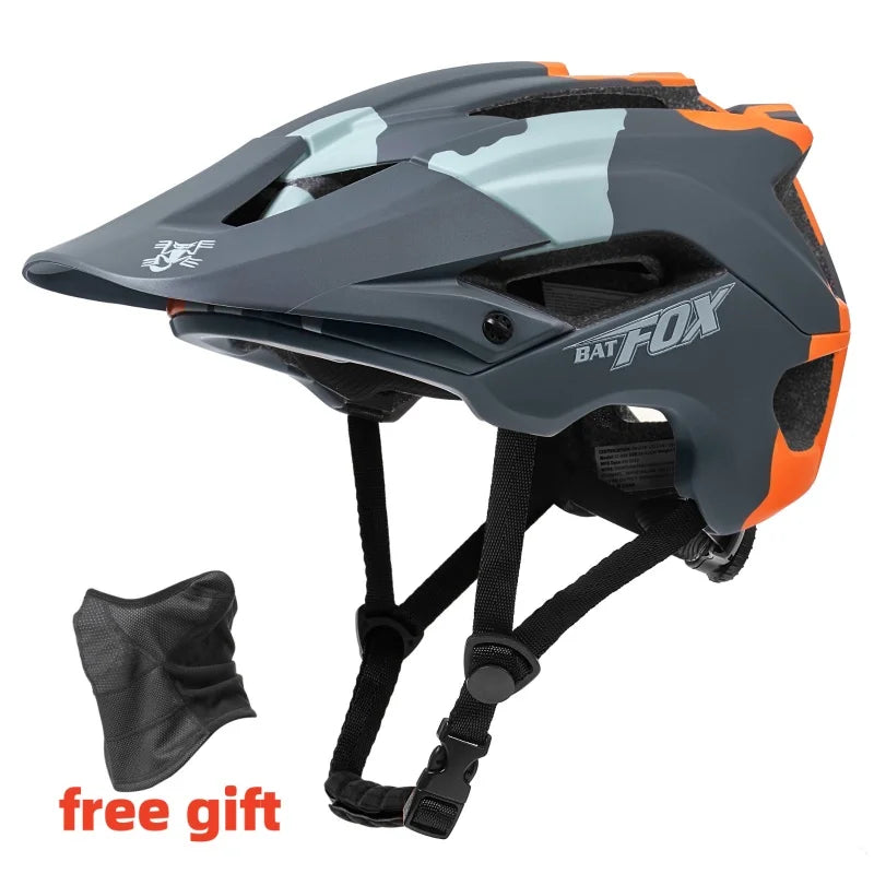 BATFOX MTB Cycling Helmet – Ultralight Men’s Bicycle Helmet Casco for Mountain & Road Racing Speedframe Safety Gear
